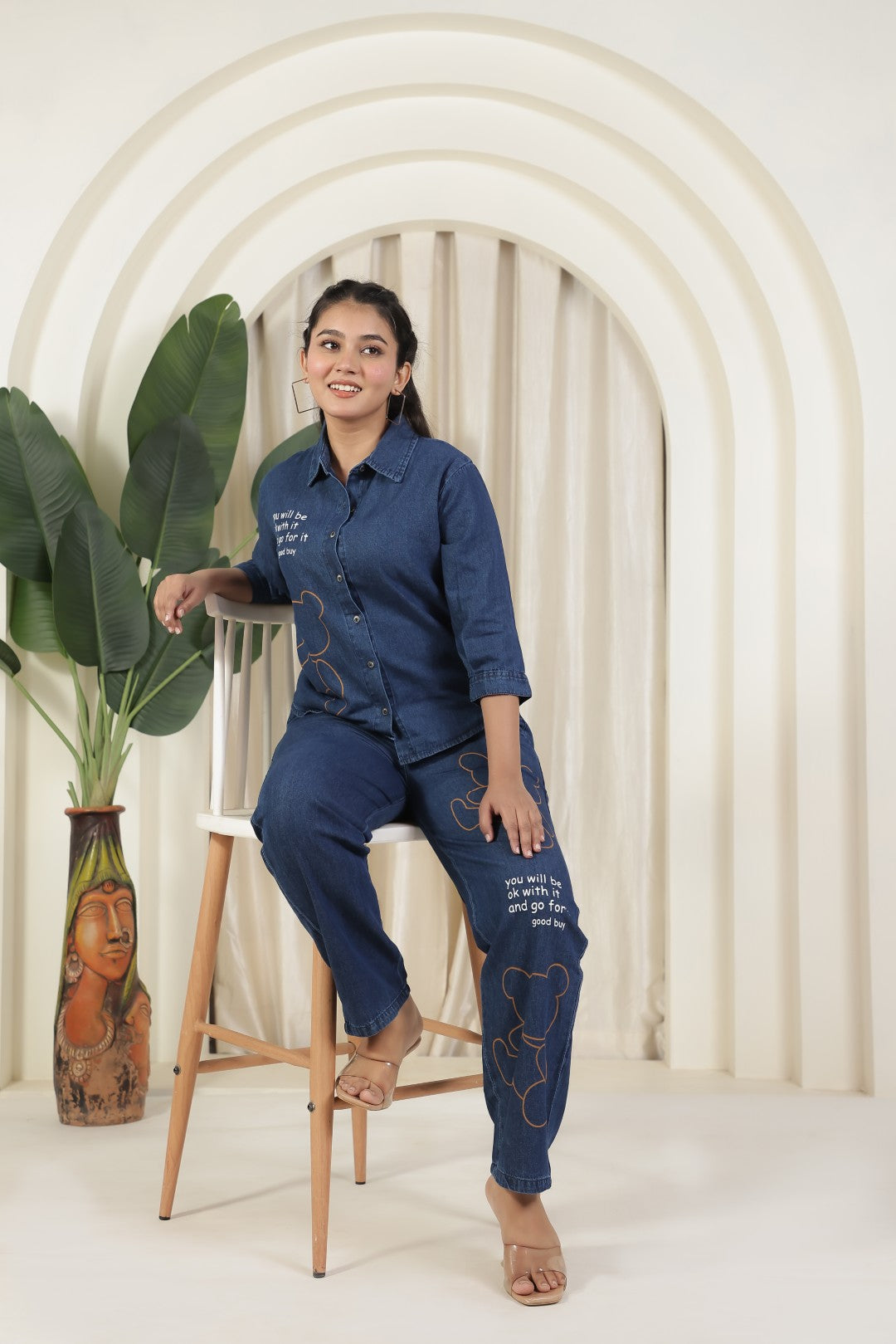 Denim Blue Co-ord Set