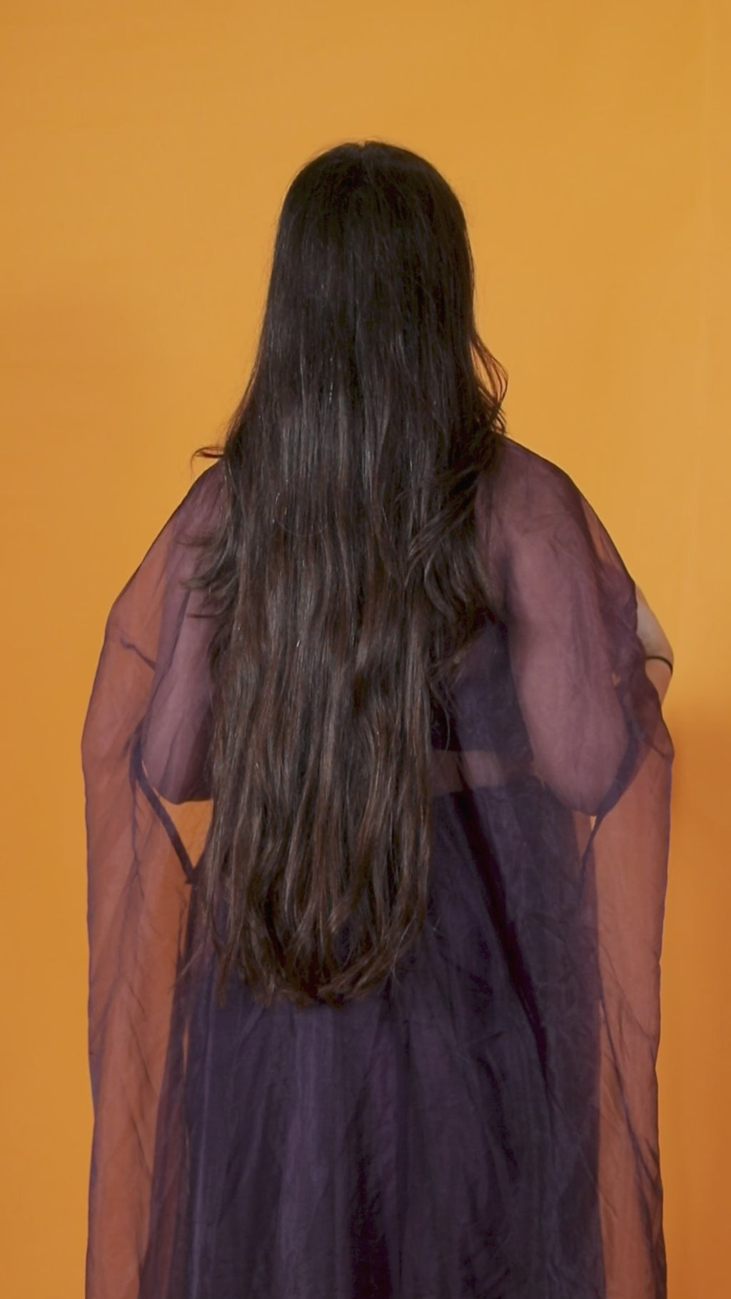 Wine Satin Silk Blouse with Handwork, Dhoti & Shrug